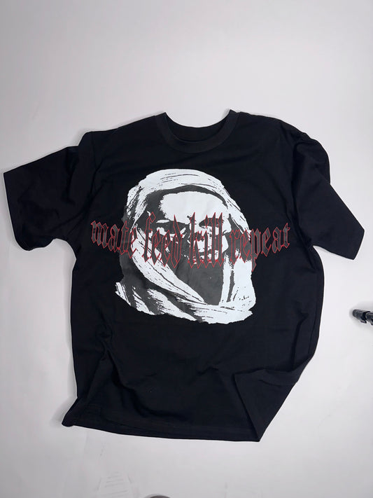 "skullmatefeedkillrepeat" short sleeve t_shirt